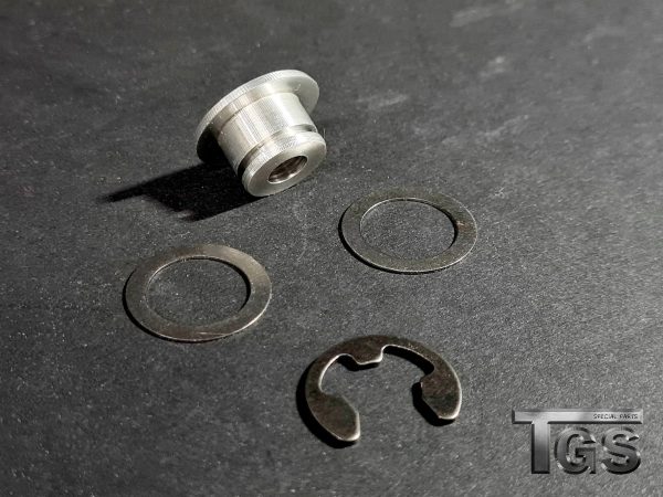 Πριτσίνια για δισκόπλακες μοτοσυκλέτας αζί με τις αποστατικές ροδέλες και την ασφάλεια